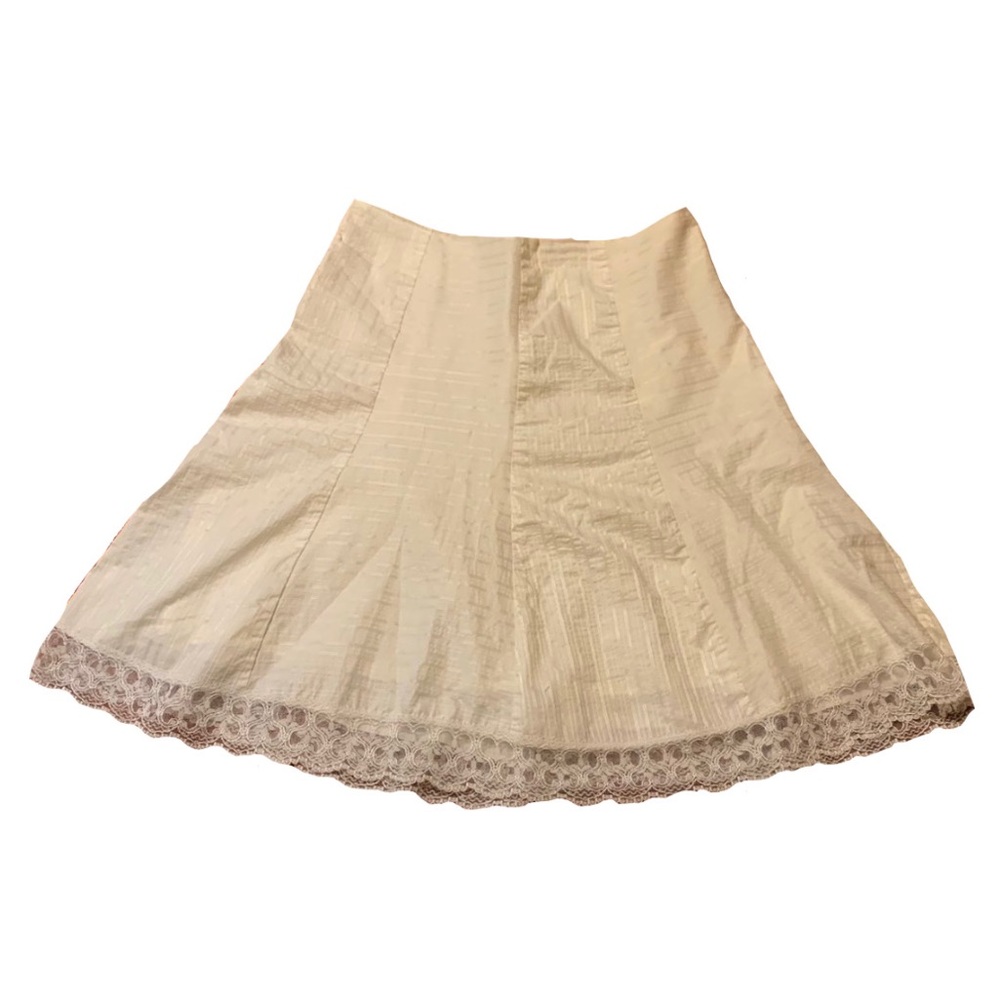Vintage White Lace Skirt